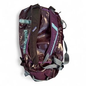 Patagonia Durable Travel Duffel - Deep Plum with Teal Accents
